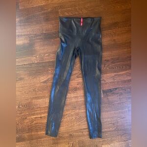 SPANX Faux Leather Leggings size L